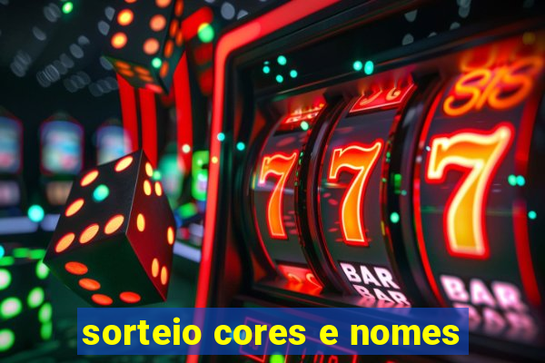 sorteio cores e nomes