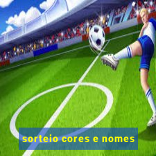 sorteio cores e nomes