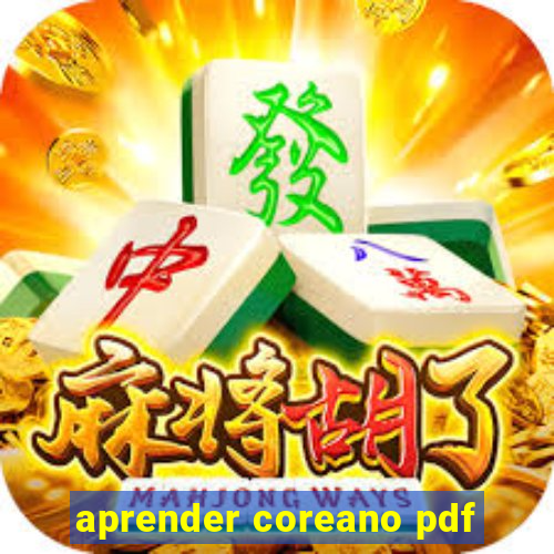 aprender coreano pdf