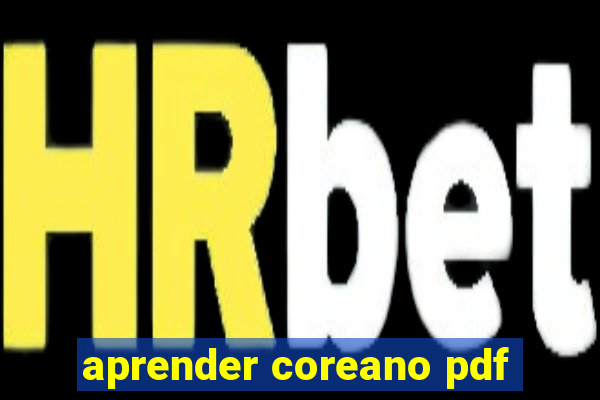 aprender coreano pdf