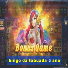 bingo da tabuada 5 ano