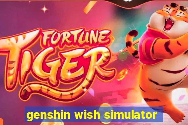 genshin wish simulator