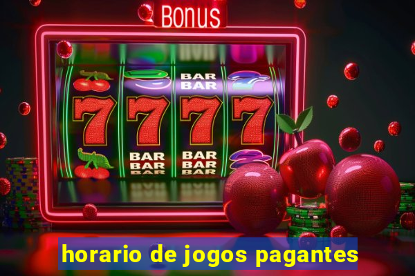 horario de jogos pagantes