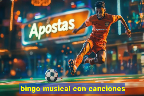 bingo musical con canciones