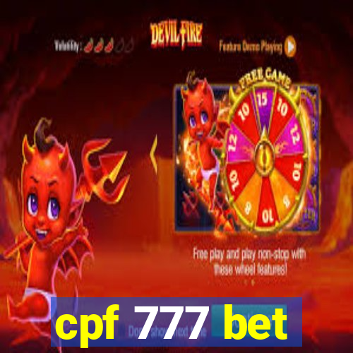 cpf 777 bet