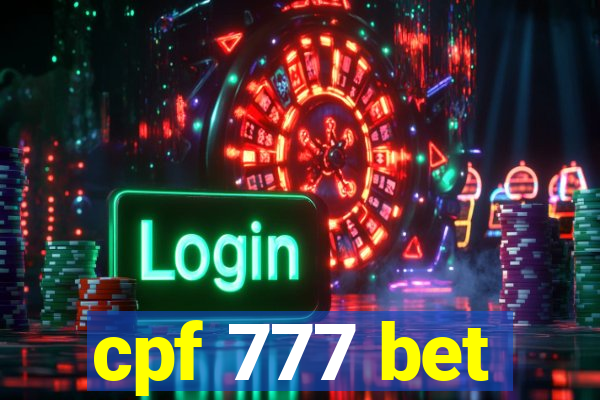 cpf 777 bet