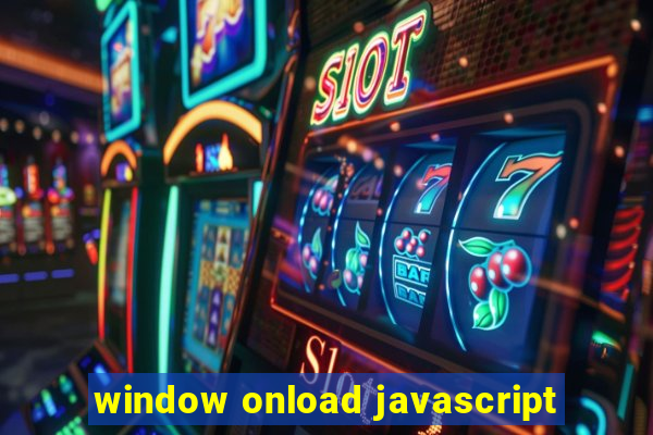 window onload javascript