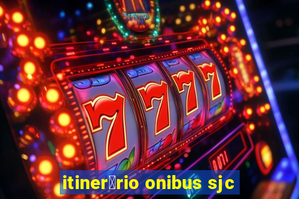 itiner谩rio onibus sjc