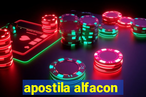 apostila alfacon