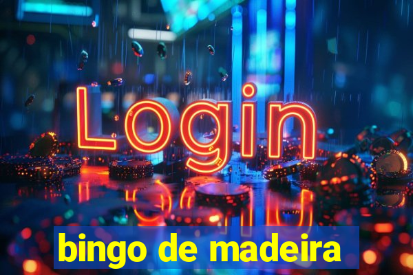 bingo de madeira