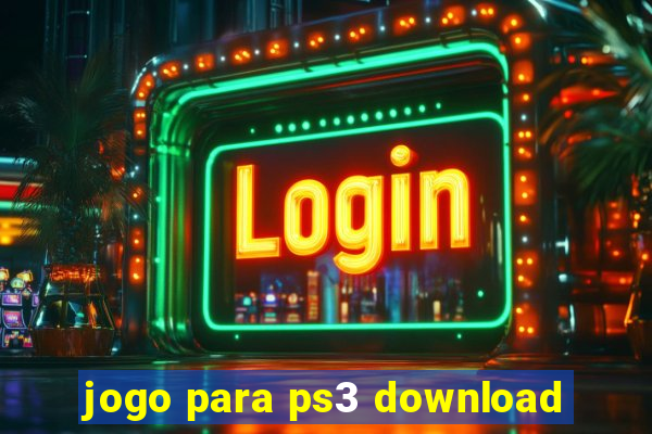 jogo para ps3 download