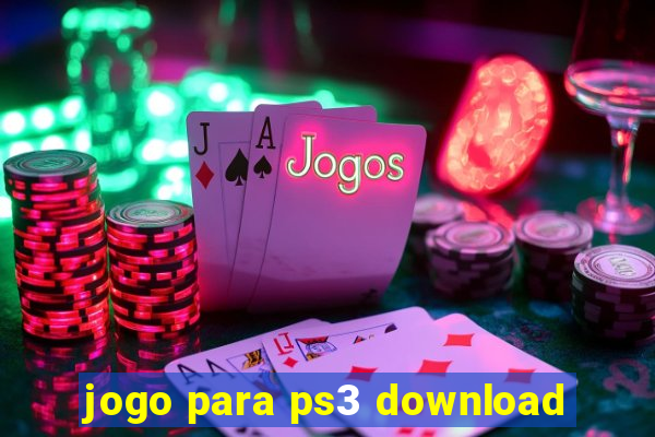 jogo para ps3 download