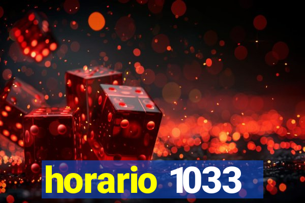 horario 1033