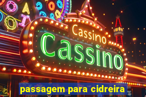 passagem para cidreira