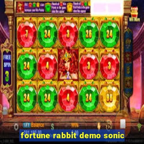 fortune rabbit demo sonic