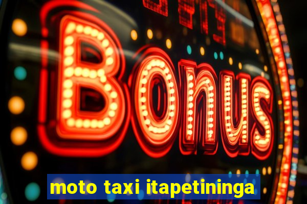 moto taxi itapetininga