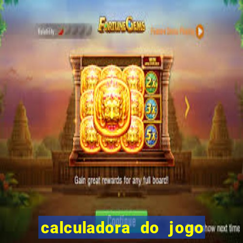 calculadora do jogo do bicho