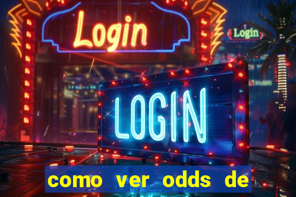 como ver odds de jogos passados