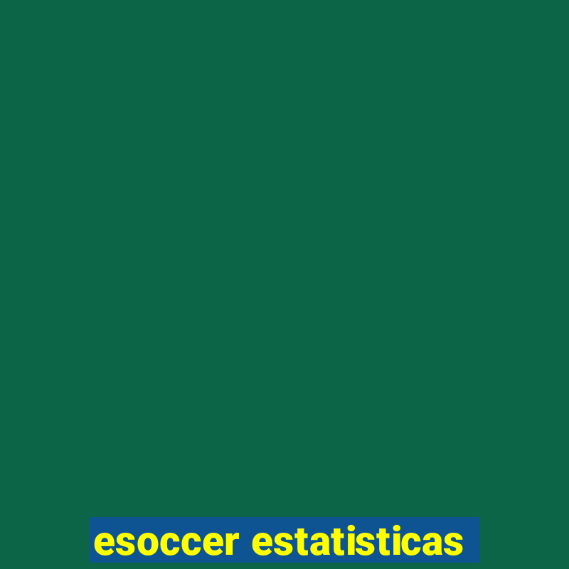 esoccer estatisticas