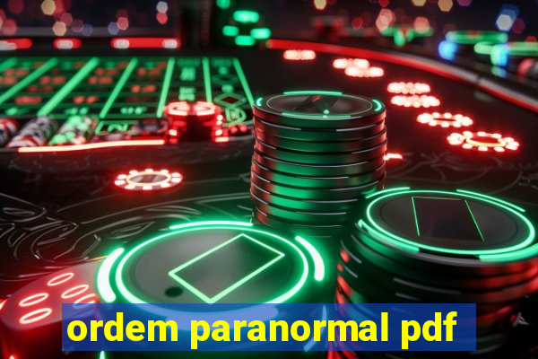 ordem paranormal pdf