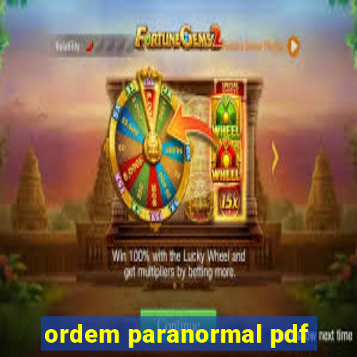 ordem paranormal pdf