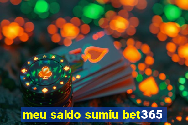 meu saldo sumiu bet365