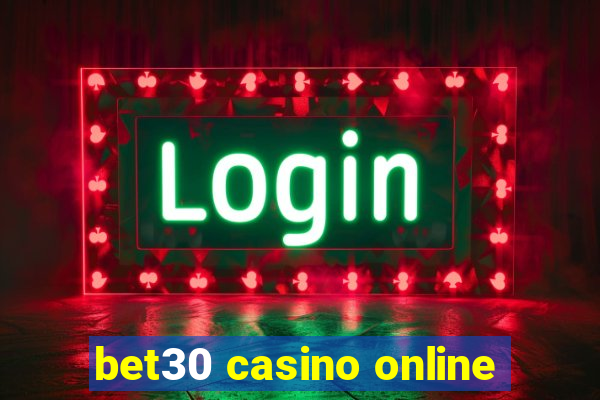 bet30 casino online