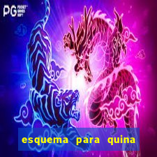 esquema para quina com 20 dezenas