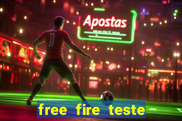 free fire teste gr谩tis jogar