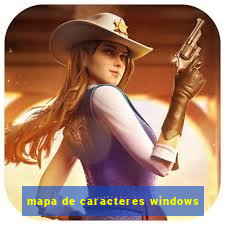 mapa de caracteres windows