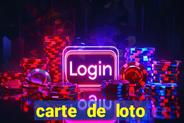 carte de loto bingo a imprimer gratuit