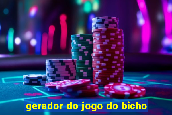 gerador do jogo do bicho