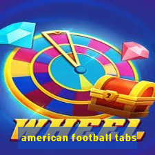 american football tabs