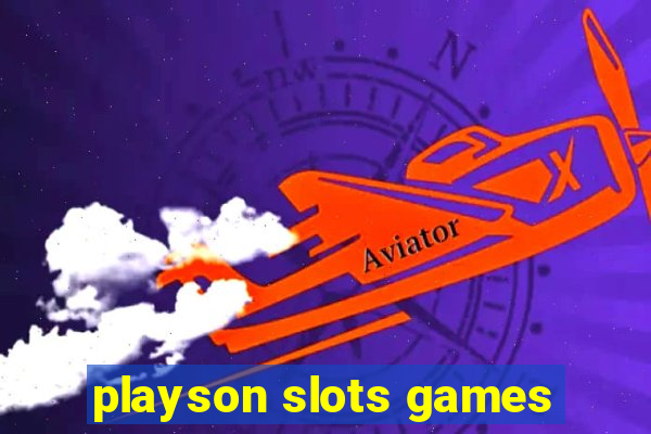 playson slots games