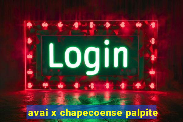 avai x chapecoense palpite