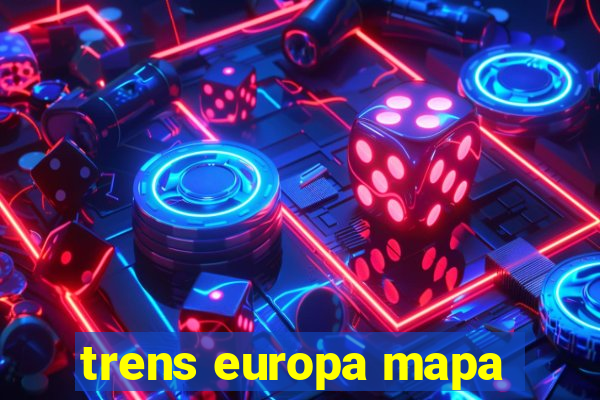 trens europa mapa