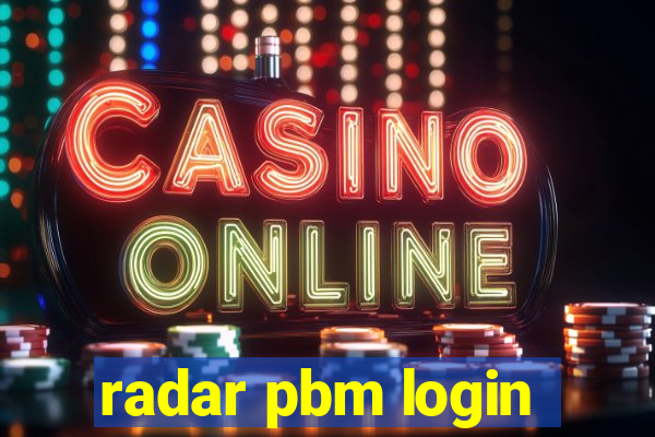 radar pbm login