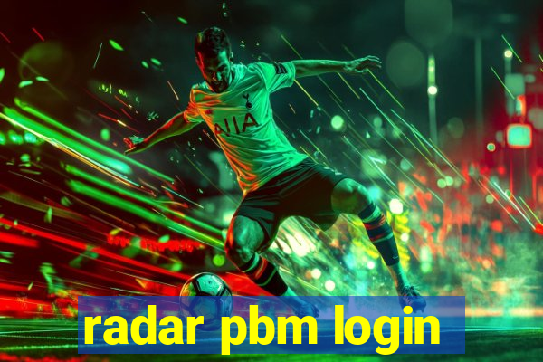 radar pbm login