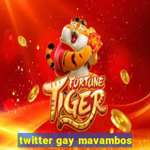 twitter gay mavambos