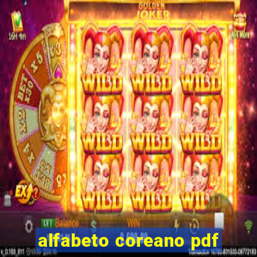 alfabeto coreano pdf