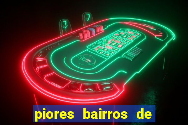 piores bairros de santos sp