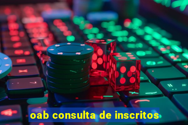 oab consulta de inscritos