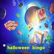 halloween bingo games for kids