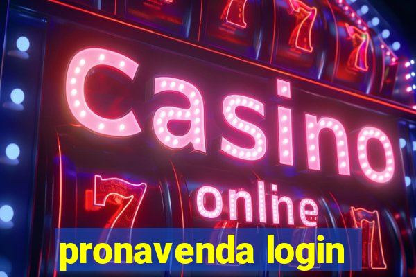 pronavenda login