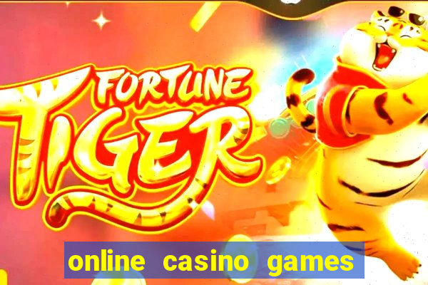 online casino games real money