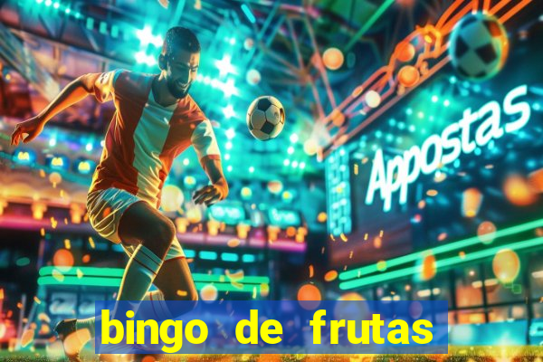 bingo de frutas para imprimir pdf