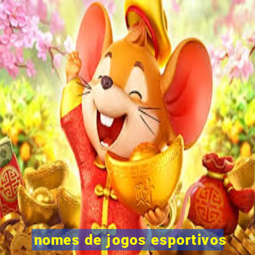 nomes de jogos esportivos