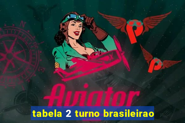 tabela 2 turno brasileirao