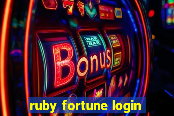 ruby fortune login