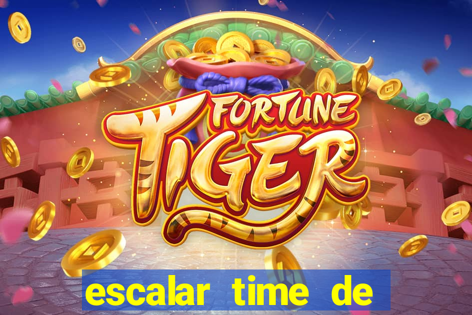 escalar time de futebol online